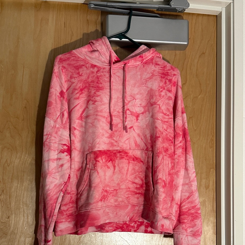 dip Pink Tie-Dye Hoodie